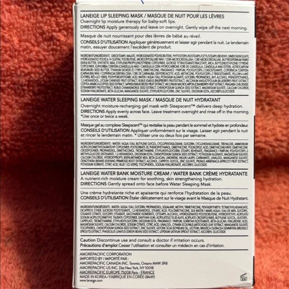 Laneige Skincare Set Travel Size Sephora Beauty Insider Happy Birthday Gift Set - Picture 2 of 2